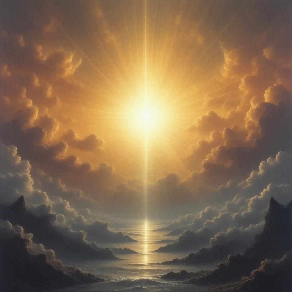 AI-created image of Fiat Lux