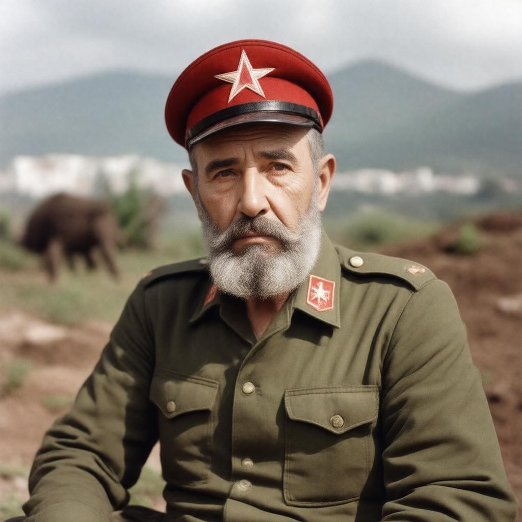 AI-created image of Fidel Castro