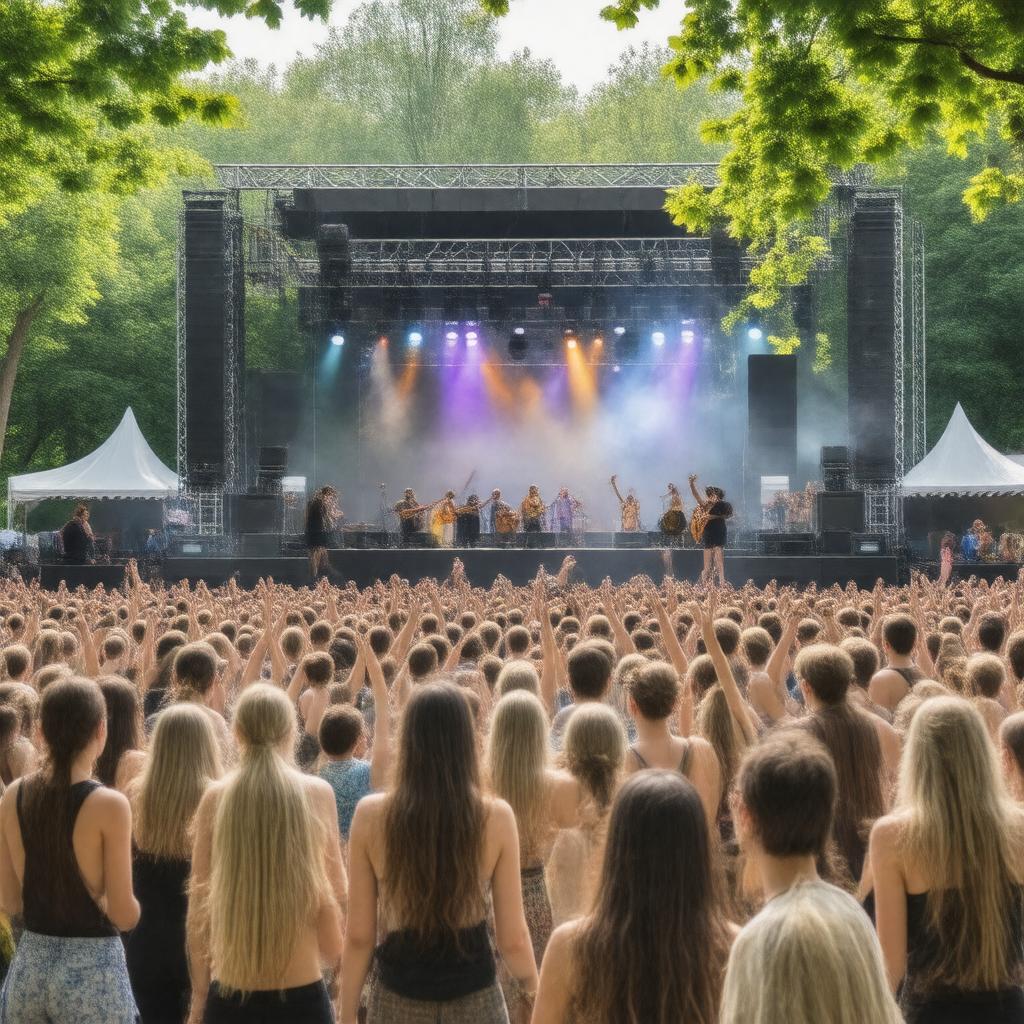 AI-created image of Field Day Festival