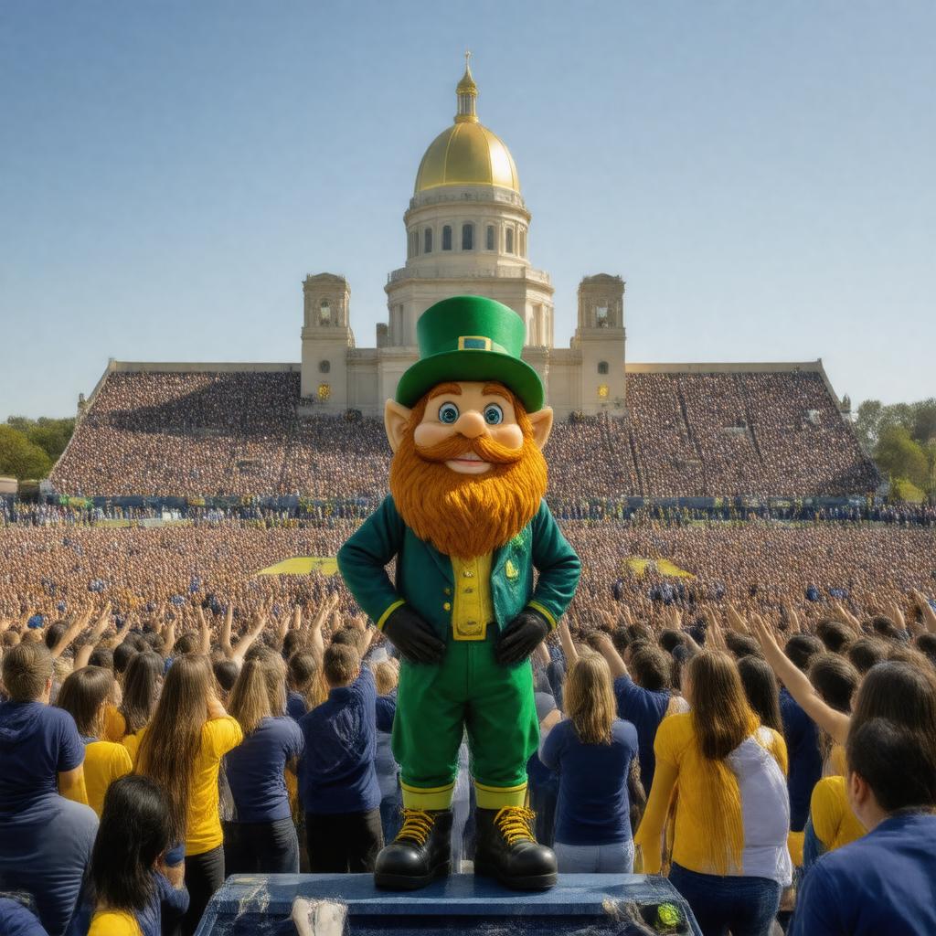 AI-created image of Fighting Irish