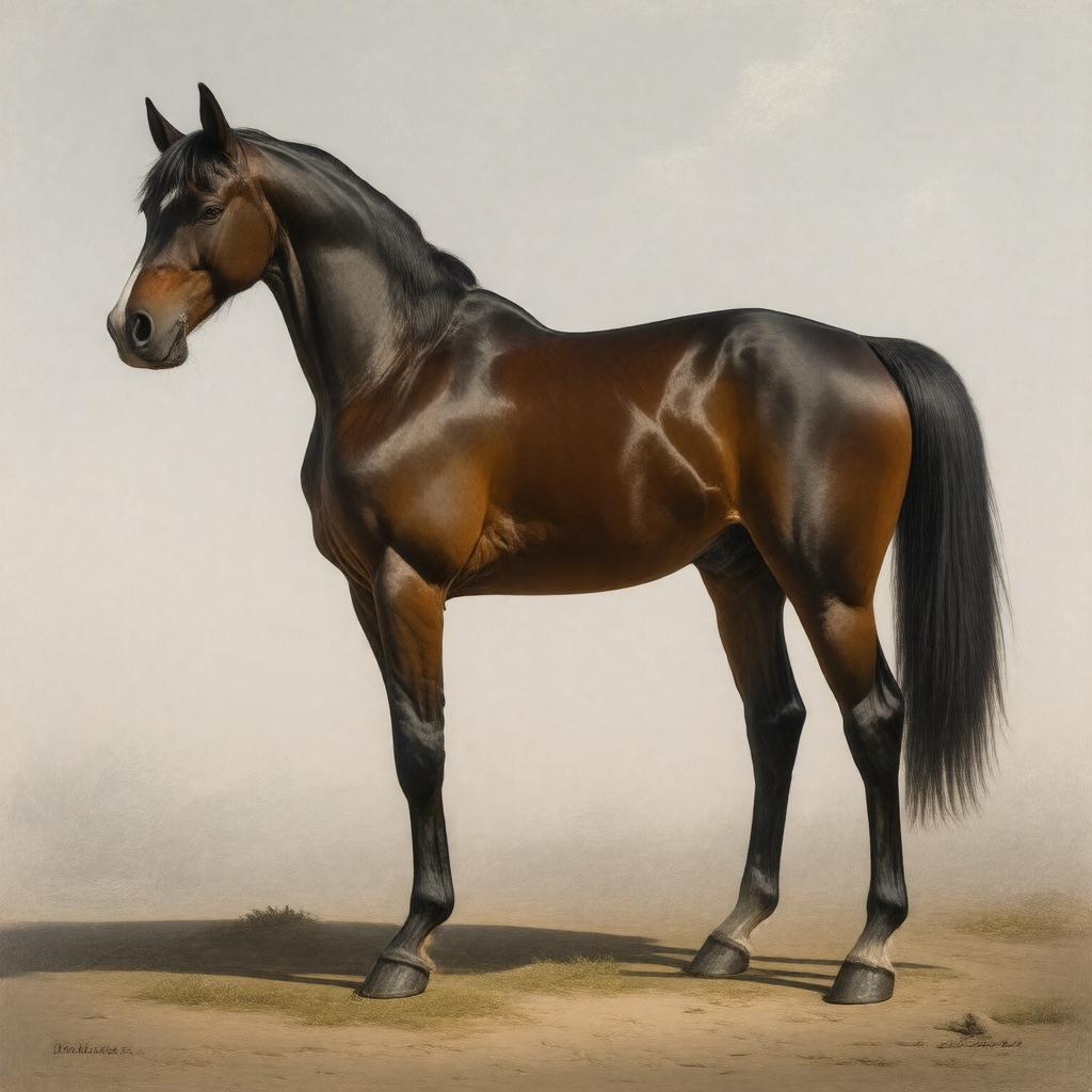 Click to view larger image AI-created image of Figure (Justin Morgan's horse)