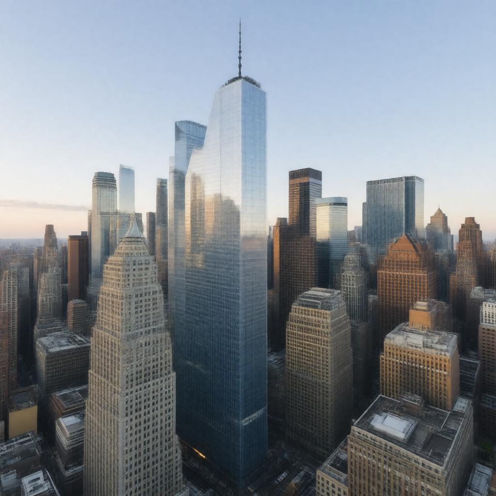 AI-created image of Financial District