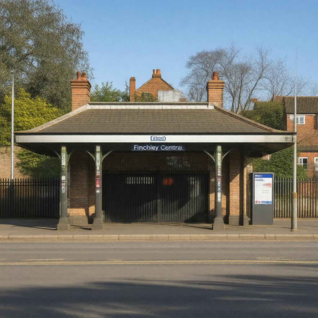 AI-created image of Finchley Central