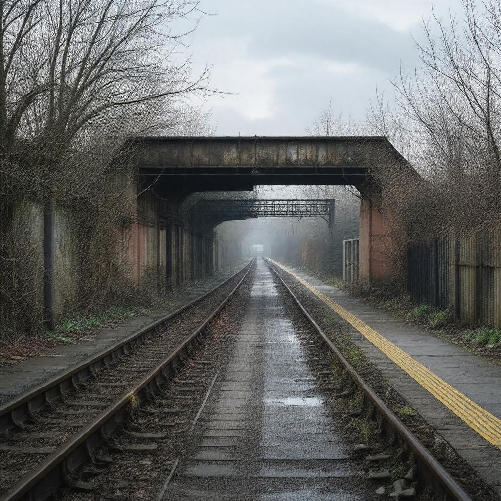 AI-created image of Finchley Road & Frognal Sidings