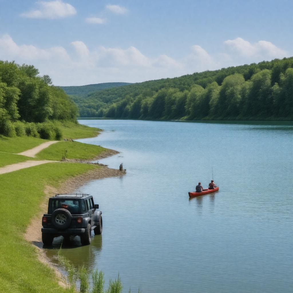 AI-created image of Finger Lakes State Park