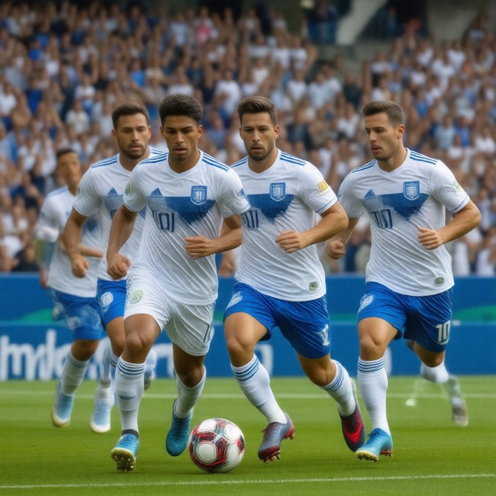 AI-created image of Finland national football team