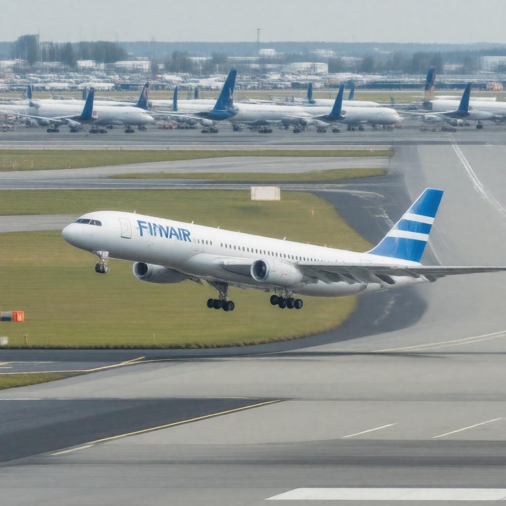 Click to view larger image AI-created image of Finnair