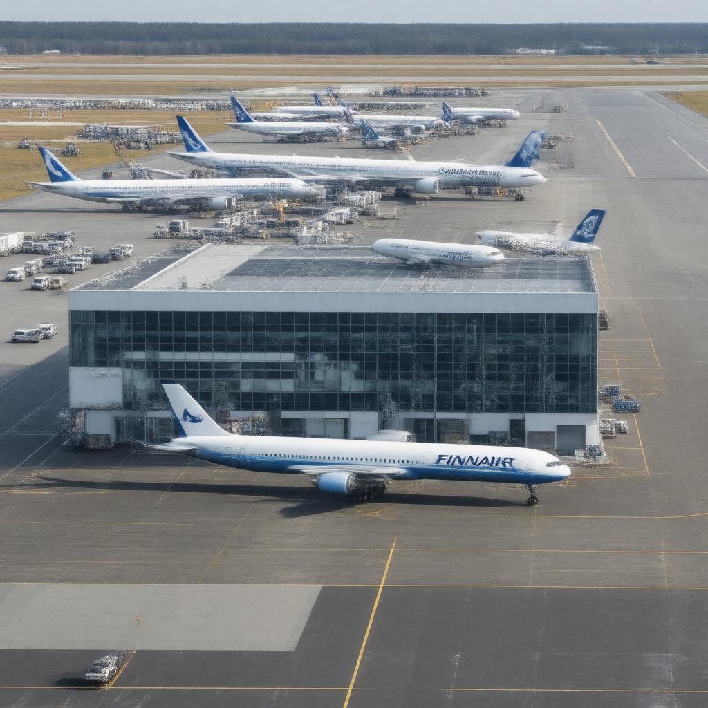 Click to view larger image AI-created image of Finnair Group