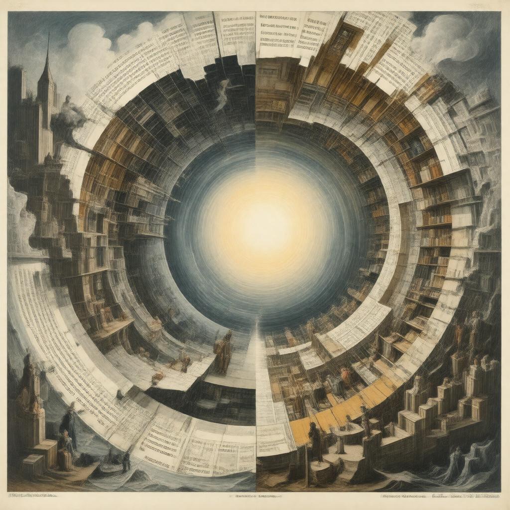 AI-created image of Finnegans Wake