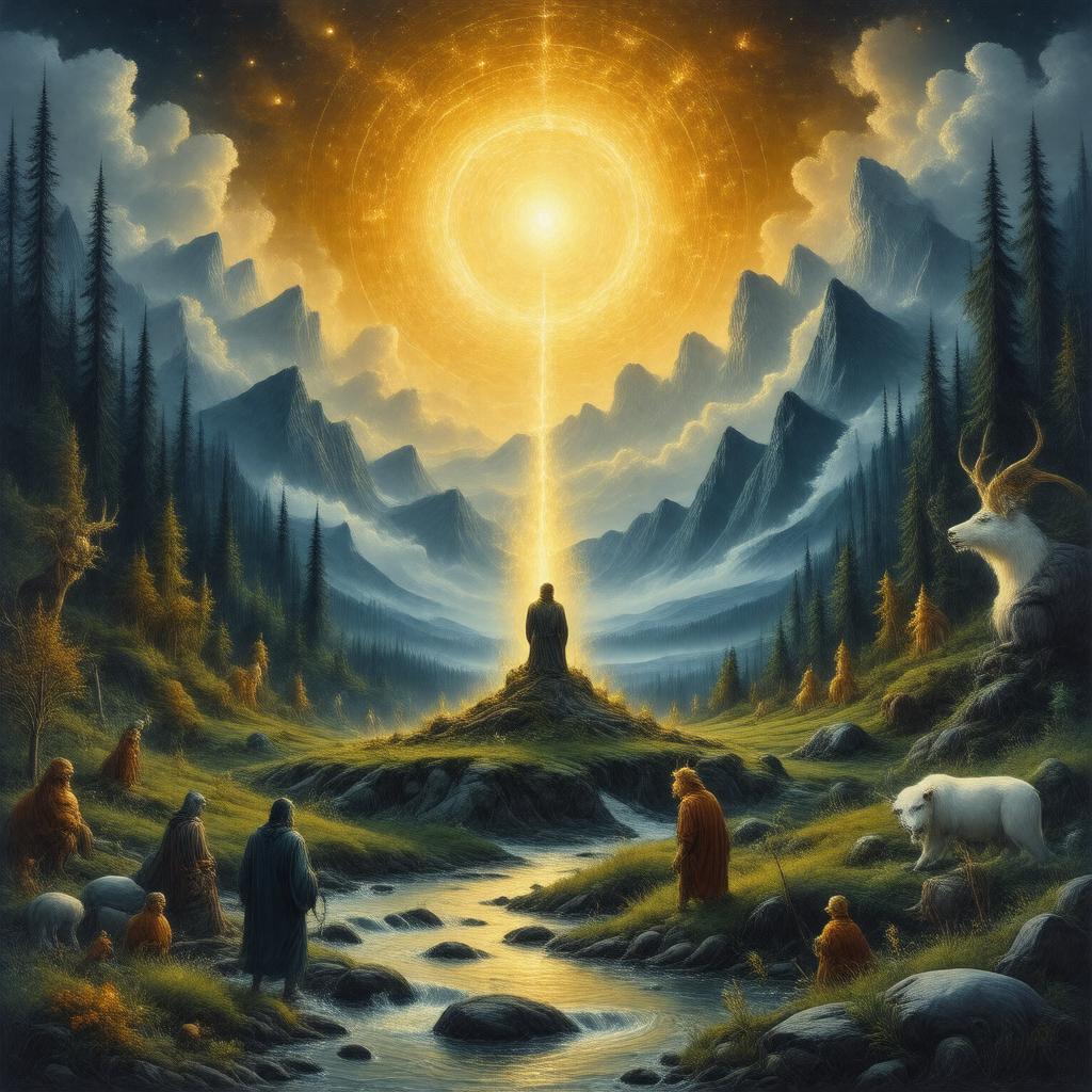 AI-created image of Finnish Kalevala