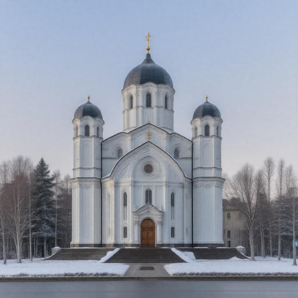 AI-created image of Finnish Orthodox Church