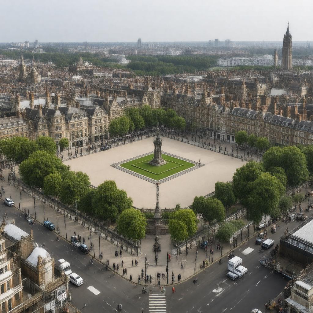 AI-created image of Finsbury, London