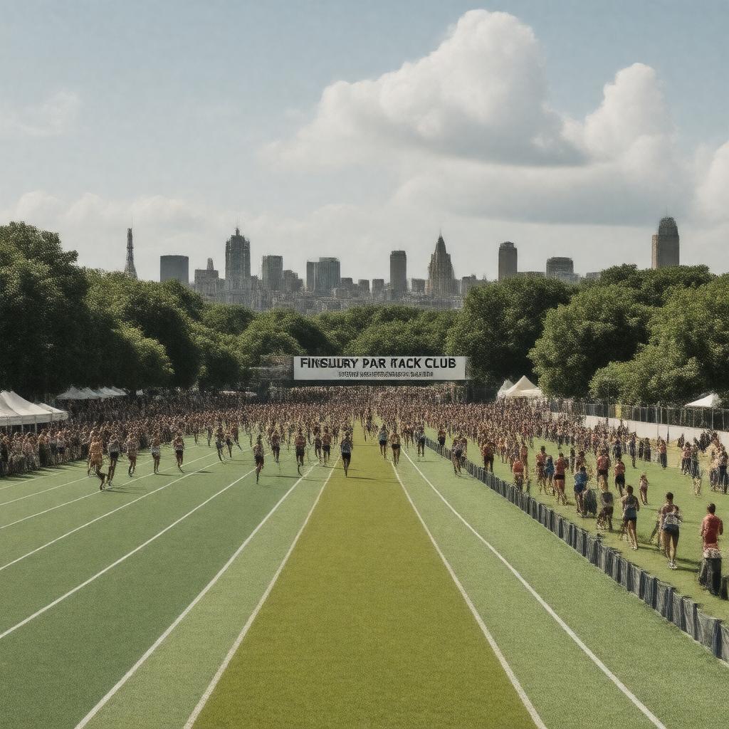 AI-created image of Finsbury Park Track Club