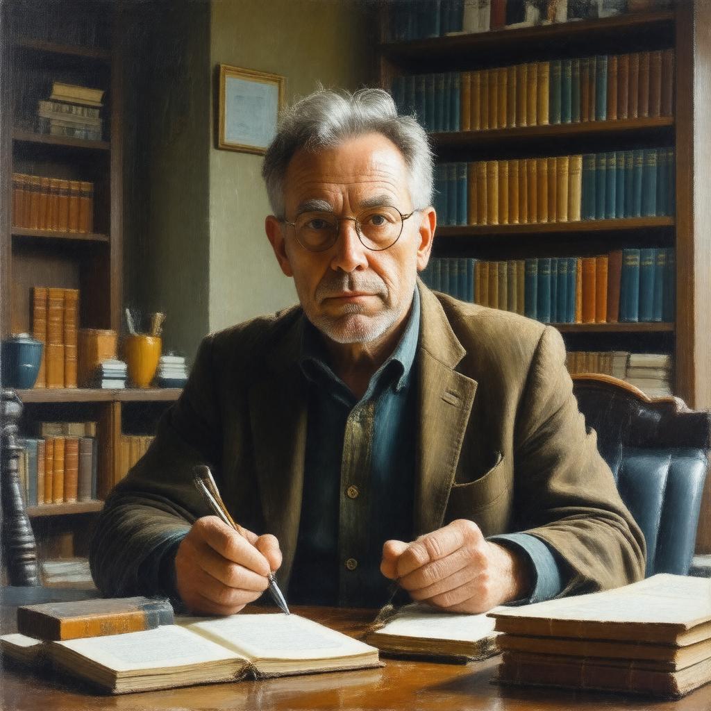 AI-created image of Fintan O'Toole