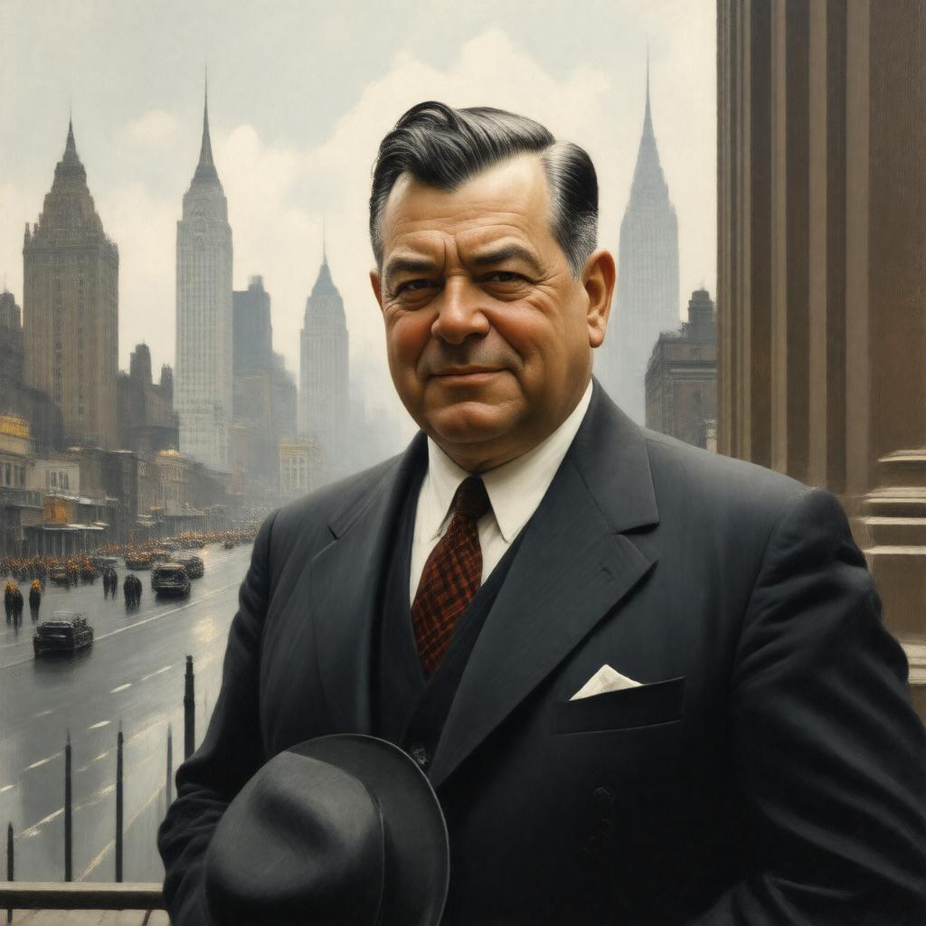 AI-created image of Fiorello La Guardia