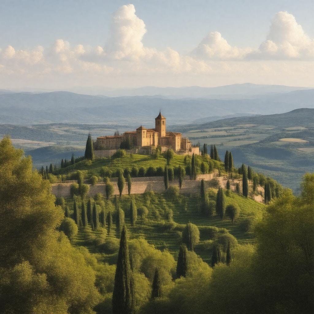 AI-created image of Fiorentino, San Marino