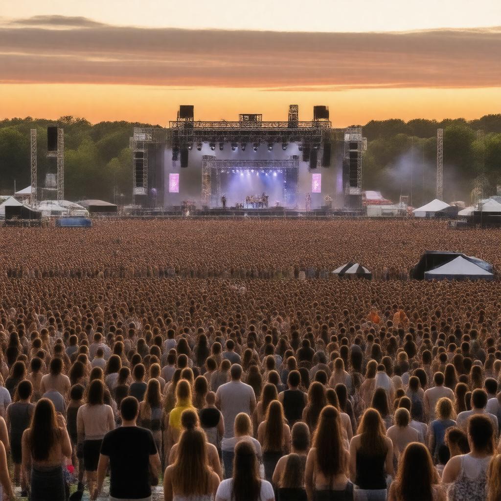 AI-created image of Firefly Music Festival