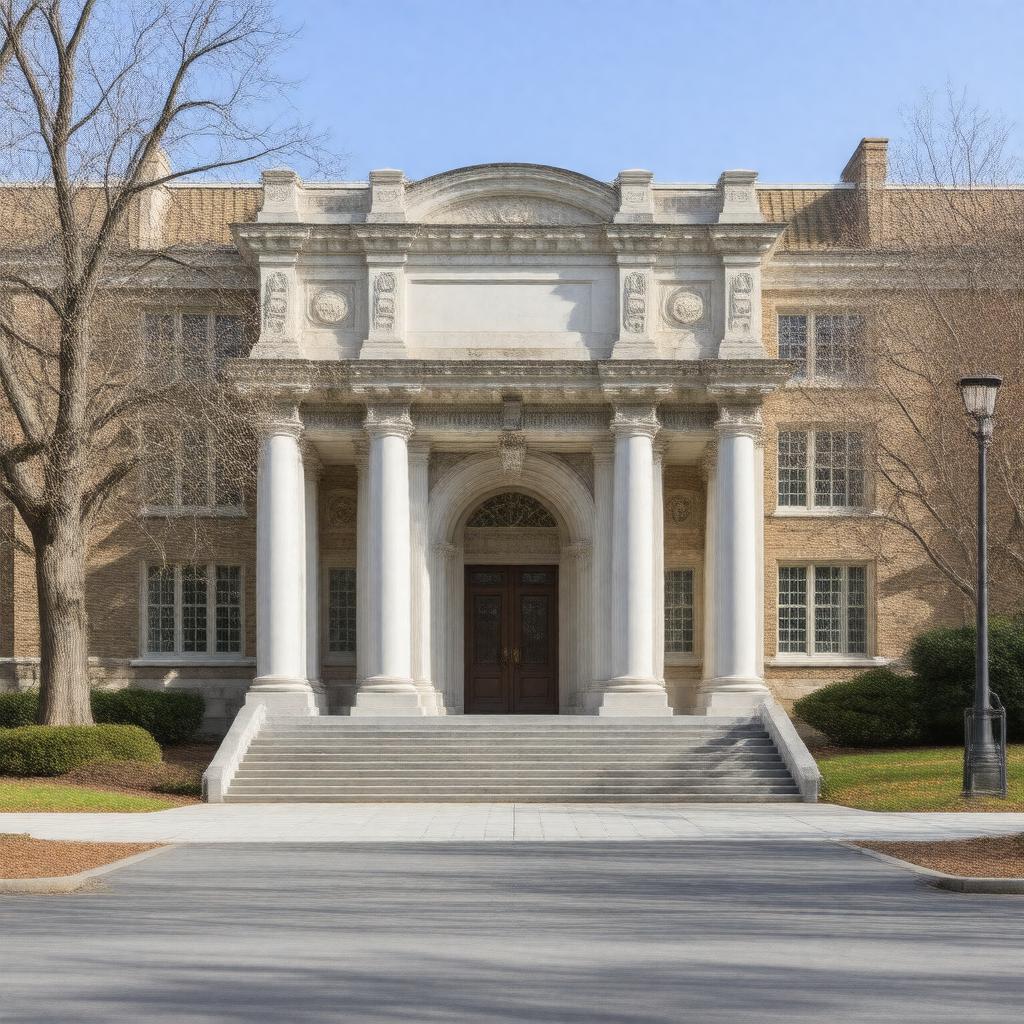 Click to view larger image AI-created image of Firestone Library