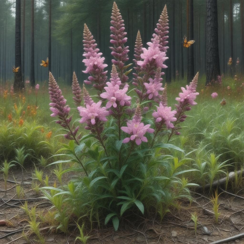 Click to view larger image AI-created image of Fireweed