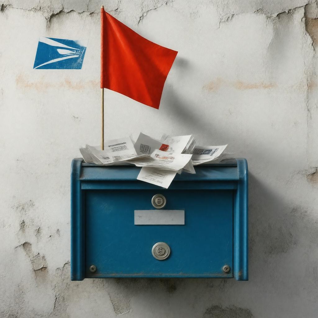 AI-created image of First-Class Mail