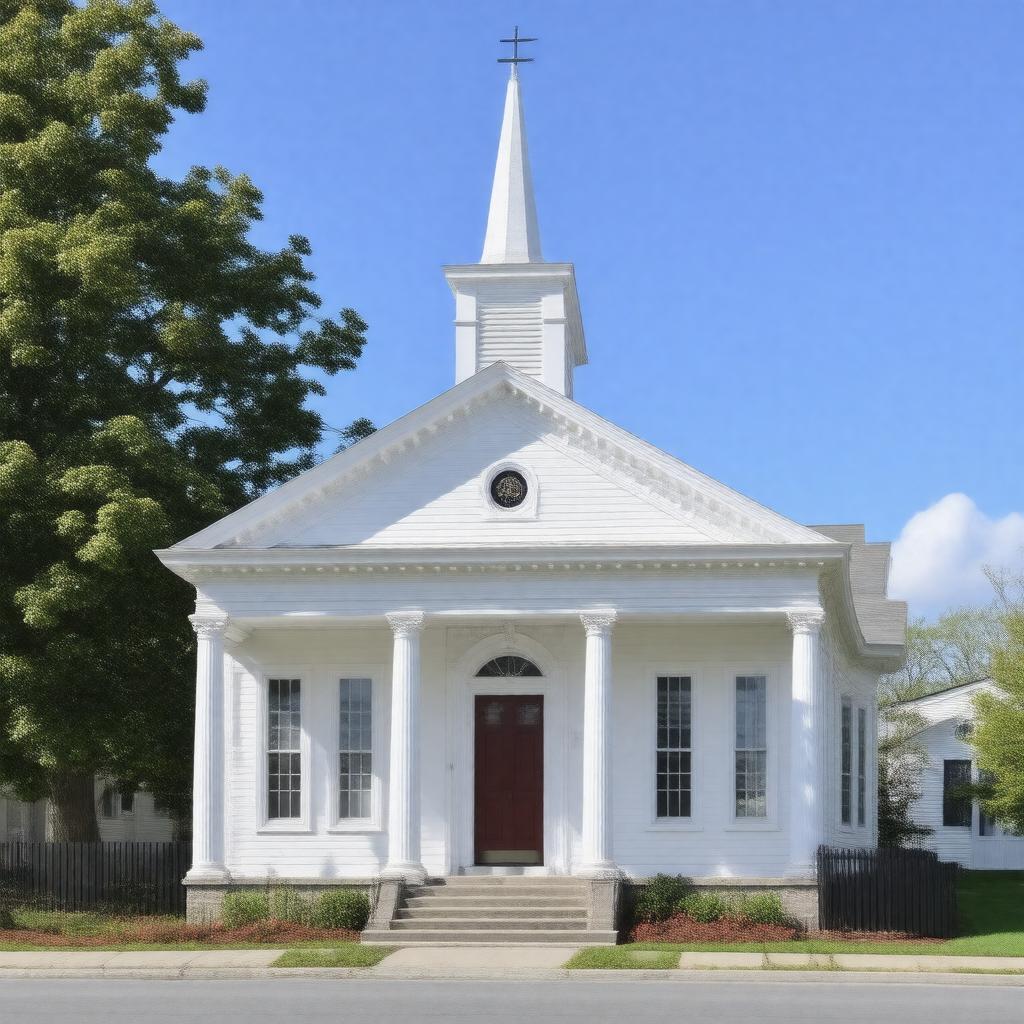 AI-created image of First Baptist Church of Hyannis