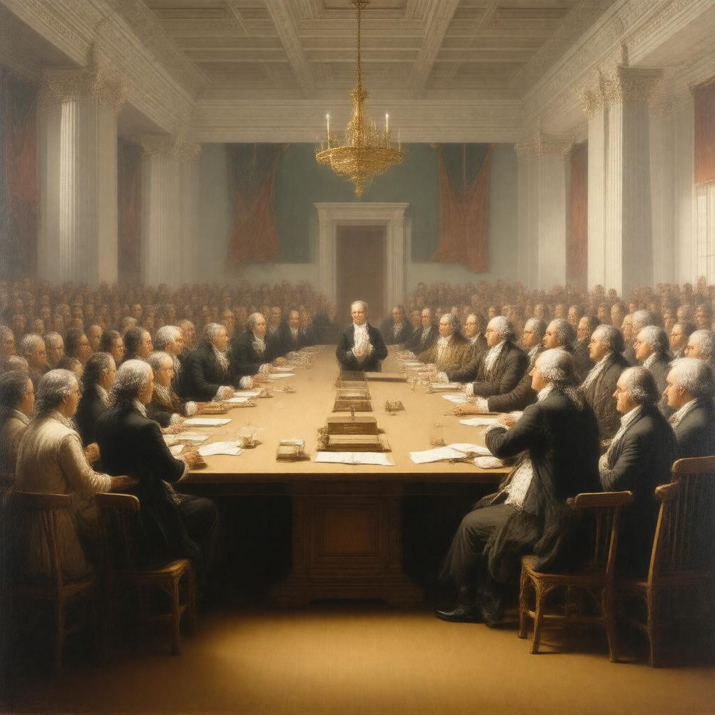 AI-created image of First Continental Congress