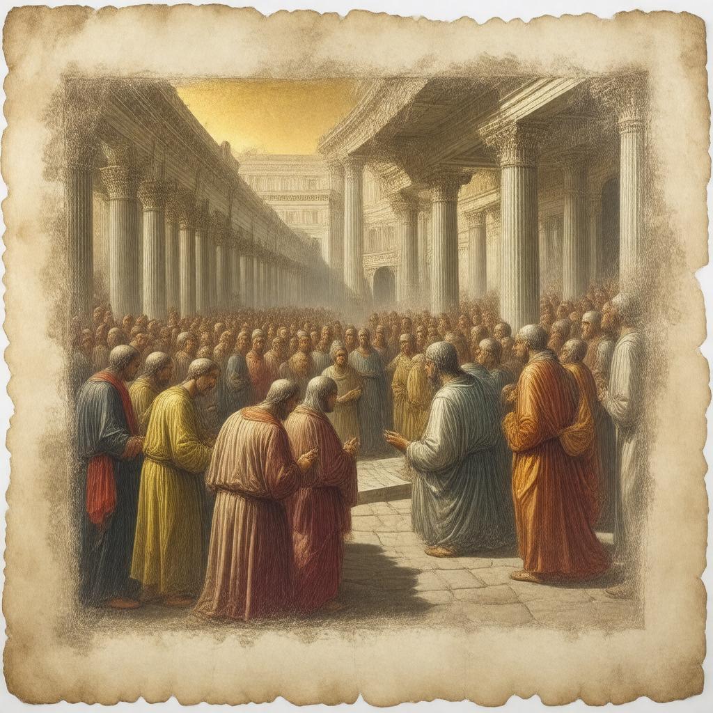 AI-created image of First Epistle to the Thessalonians