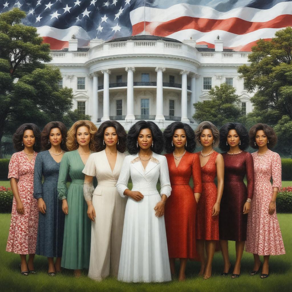 AI-created image of First Ladies of the United States