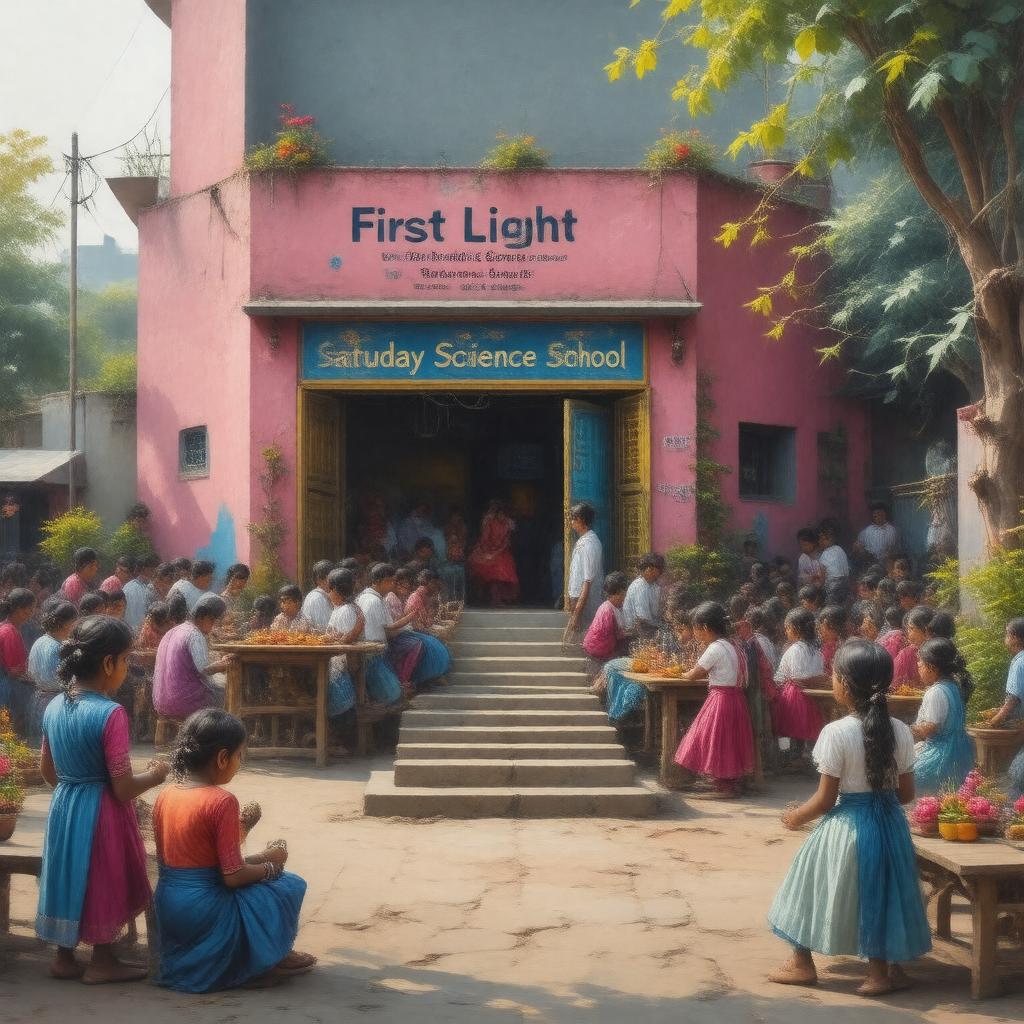 Click to view larger image AI-created image of First Light Saturday Science School