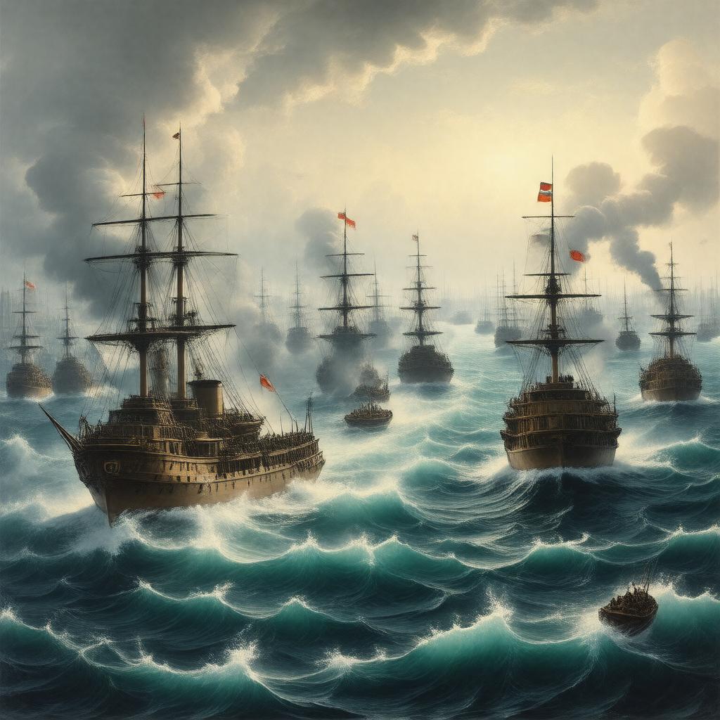 AI-created image of First Sino-Japanese War