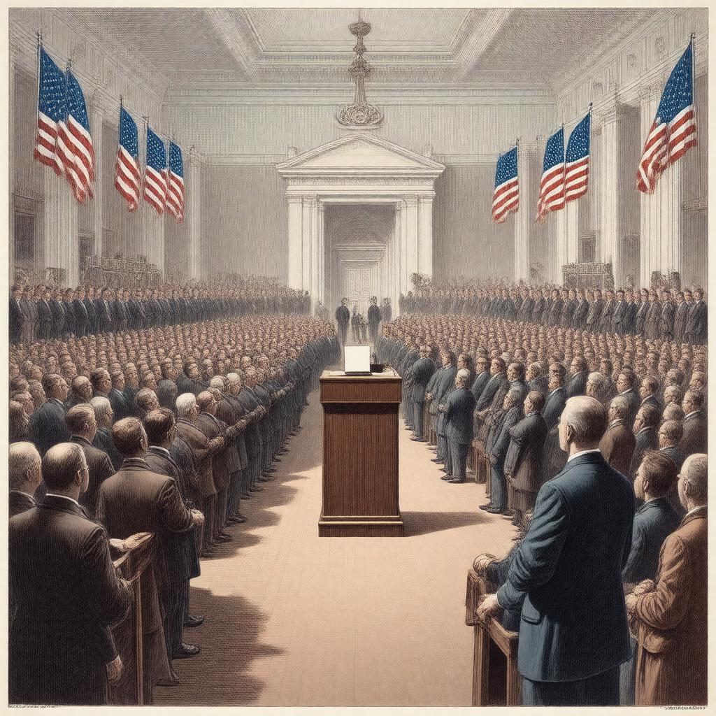Click to view larger image AI-created image of First U.S. presidential primary