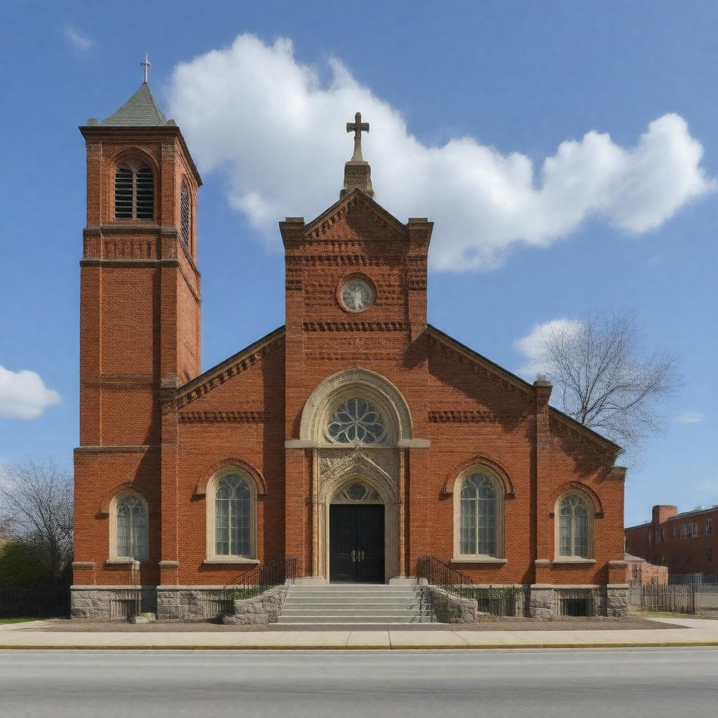 Click to view larger image AI-created image of First Universalist Church of Cincinnati