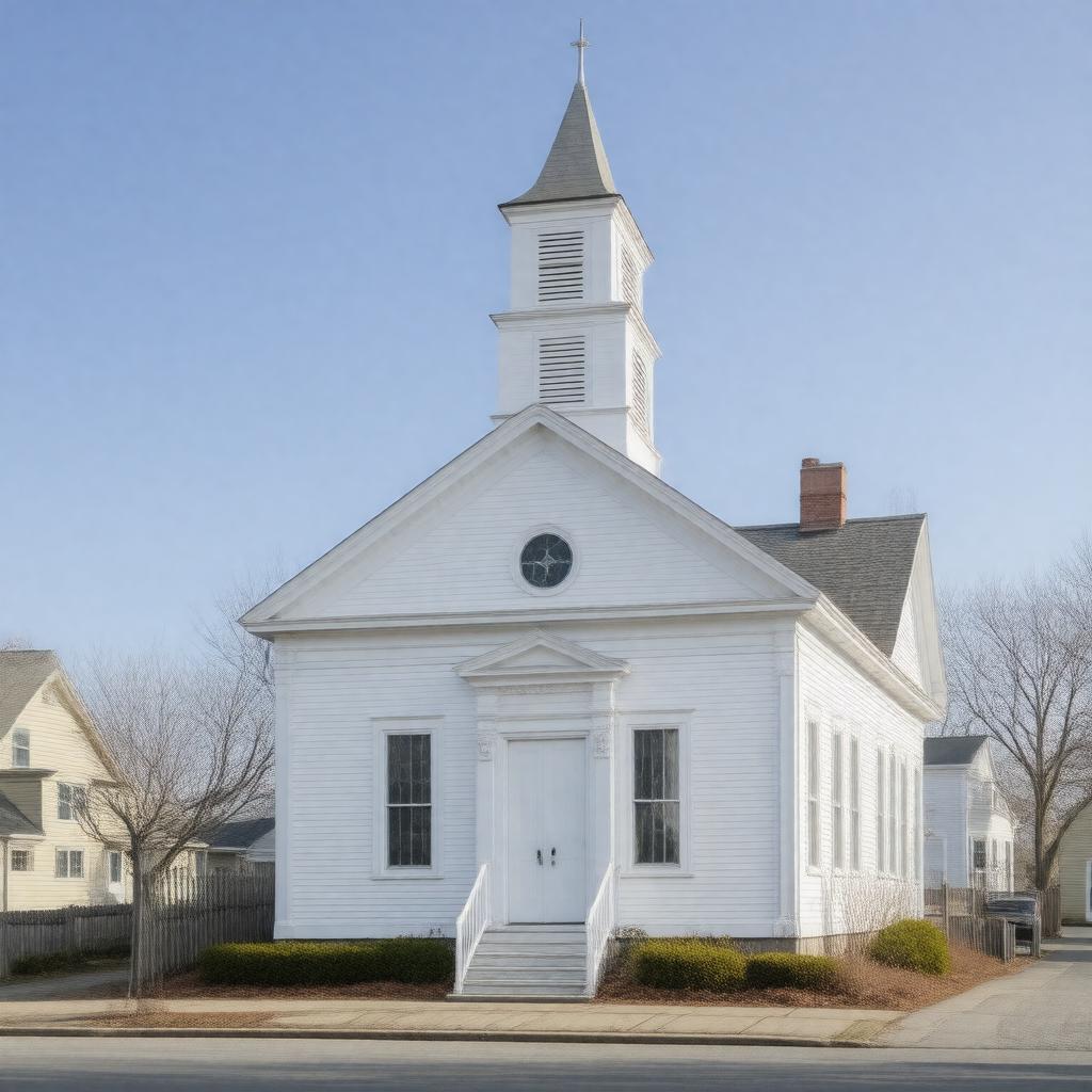 AI-created image of First Universalist Church of Gloucester
