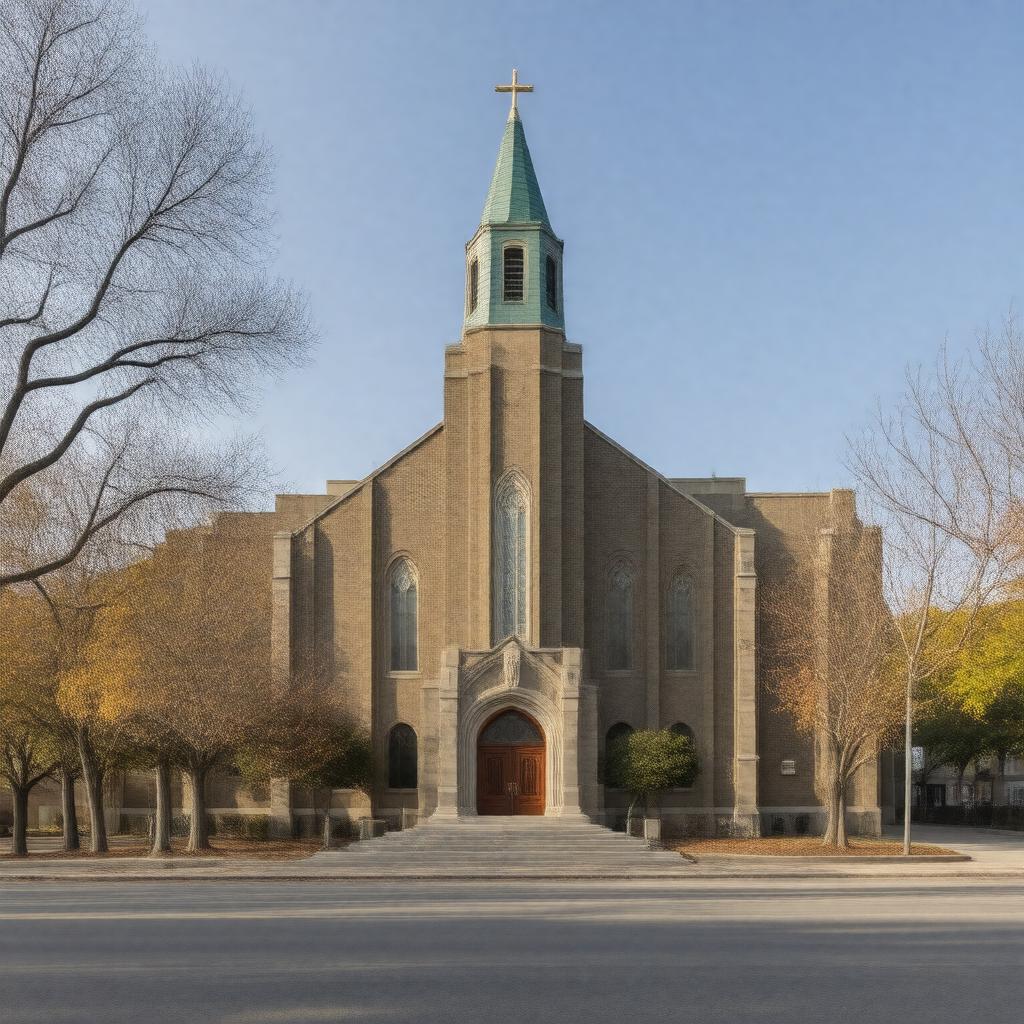 AI-created image of First Universalist Church of Minneapolis
