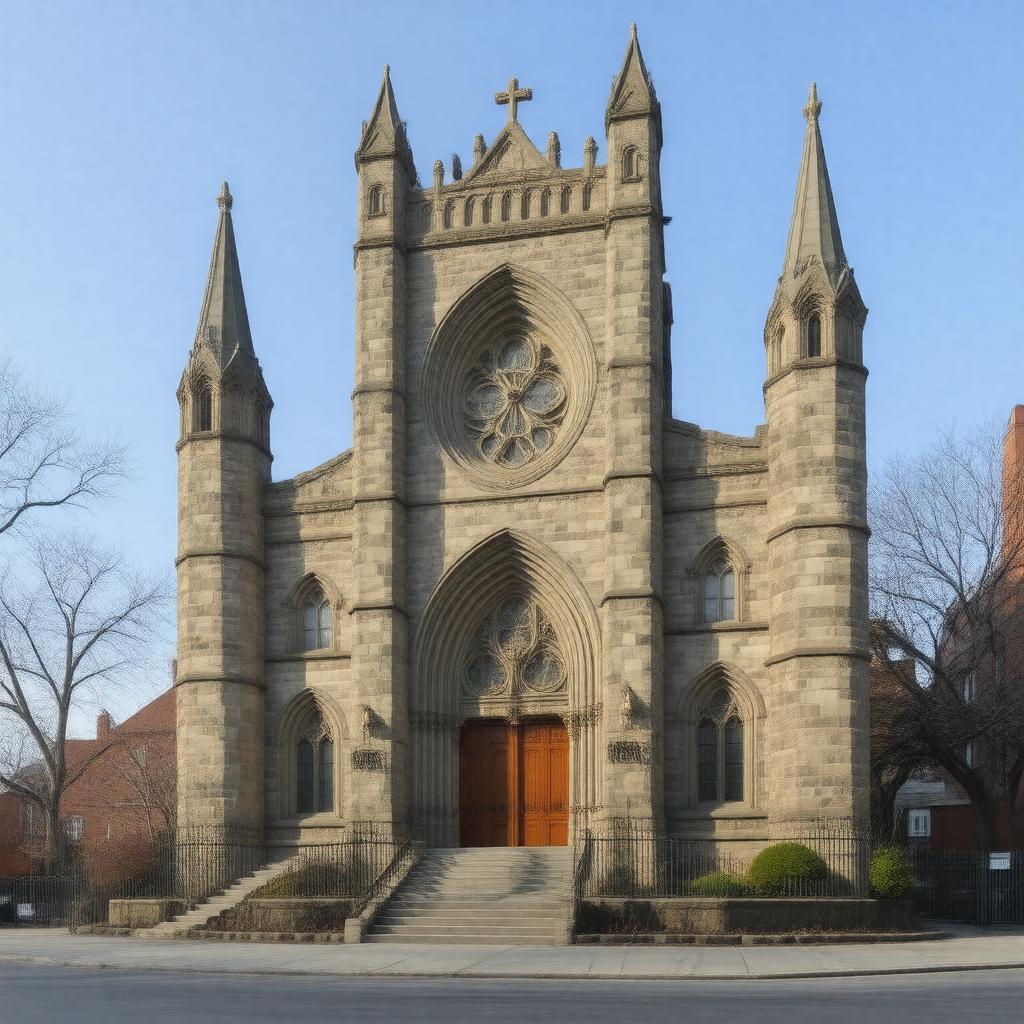 AI-created image of First Universalist Church of New Haven