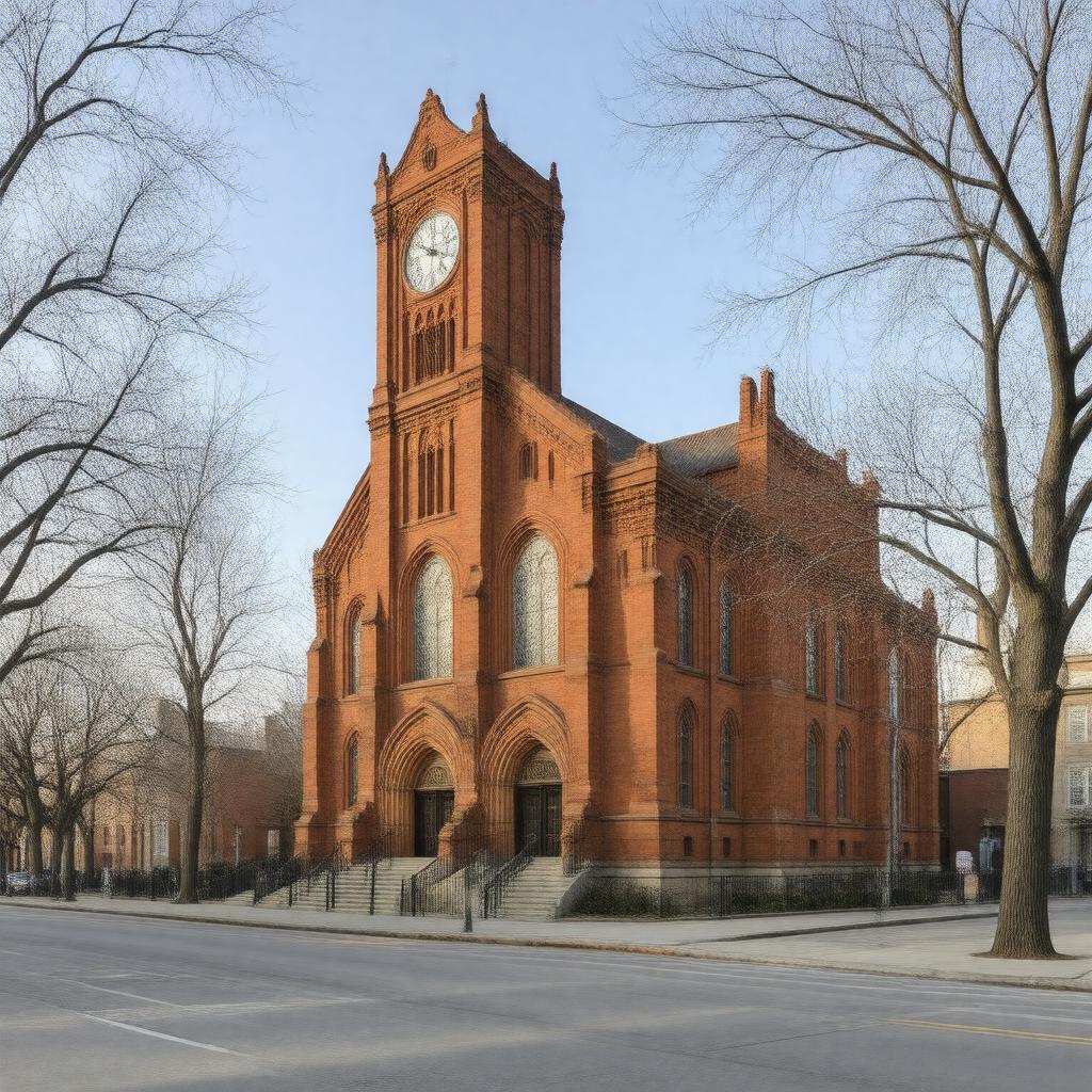 AI-created image of First Universalist Church of Providence