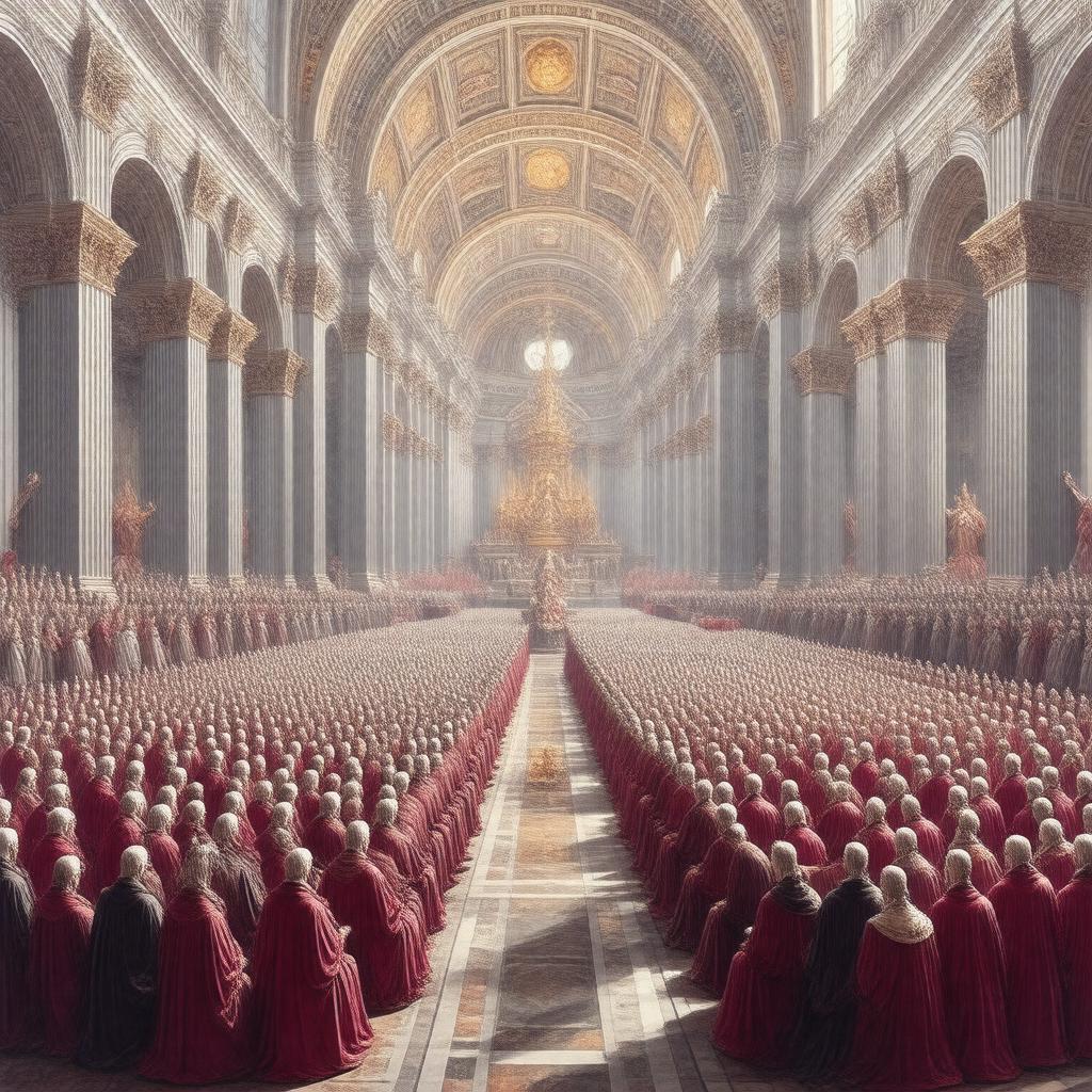 AI-created image of First Vatican Council