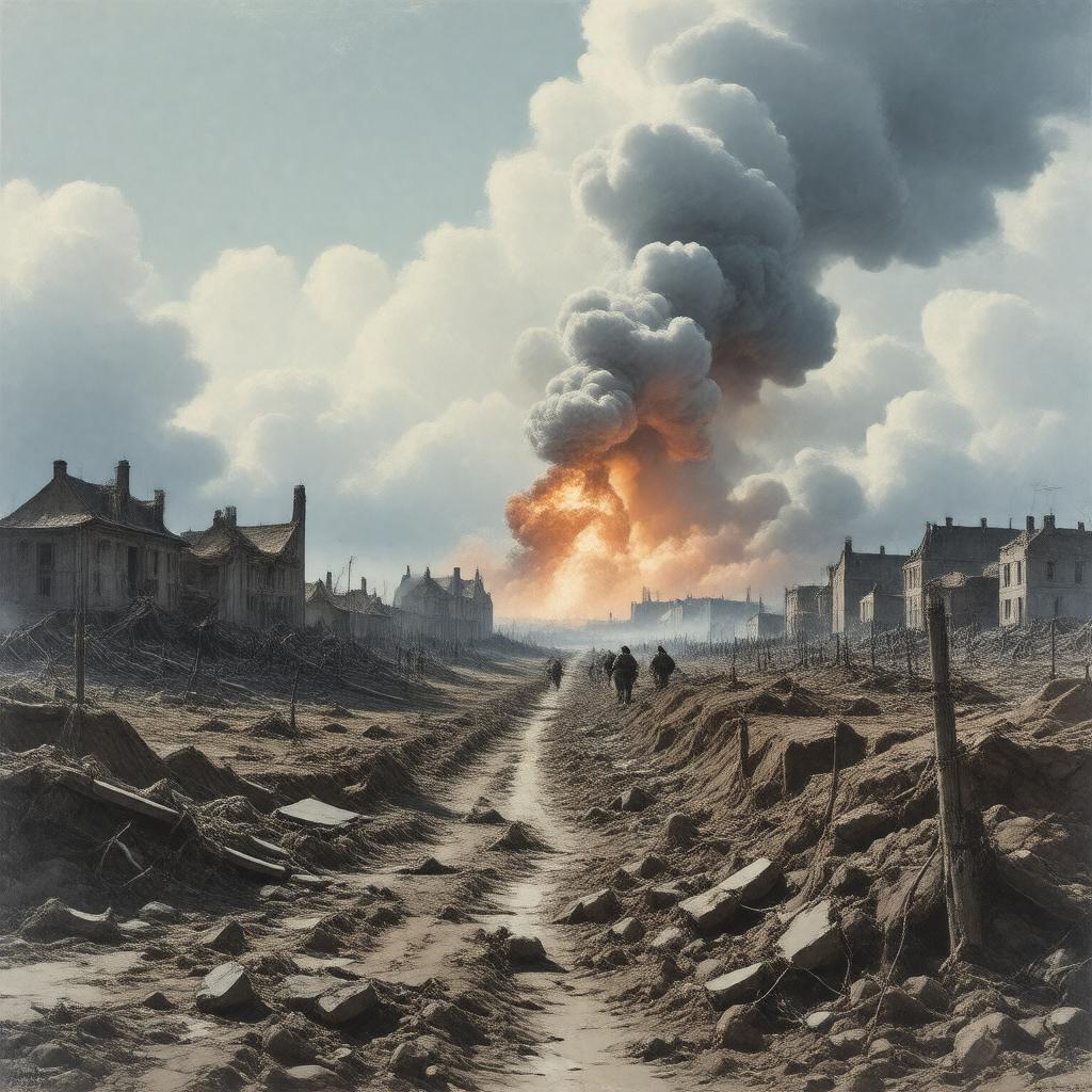 AI-created image of First World War