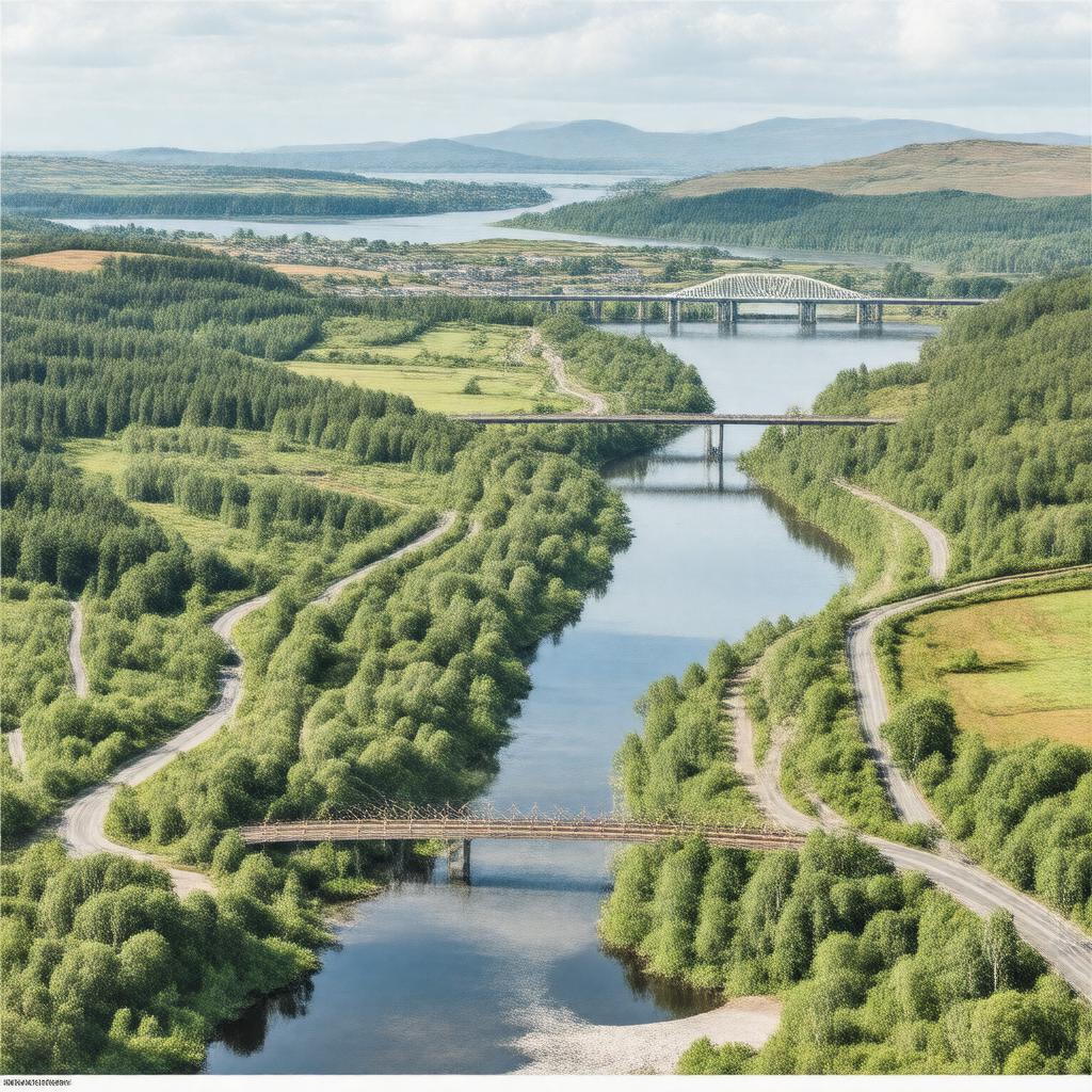 AI-created image of Firth of Forth