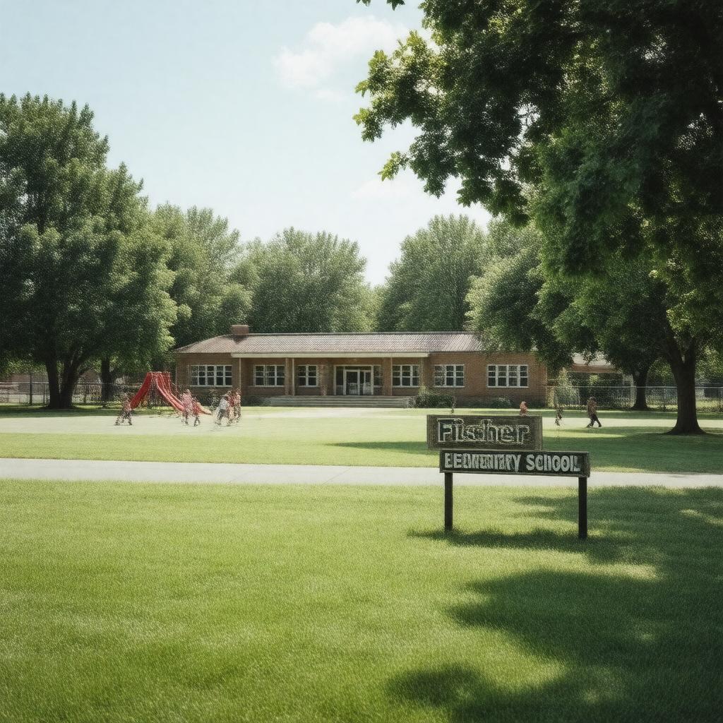 AI-created image of Fischer Elementary School