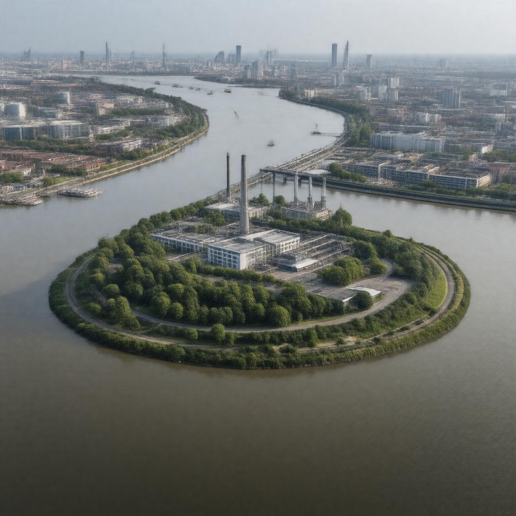 Click to view larger image AI-created image of Fish Island