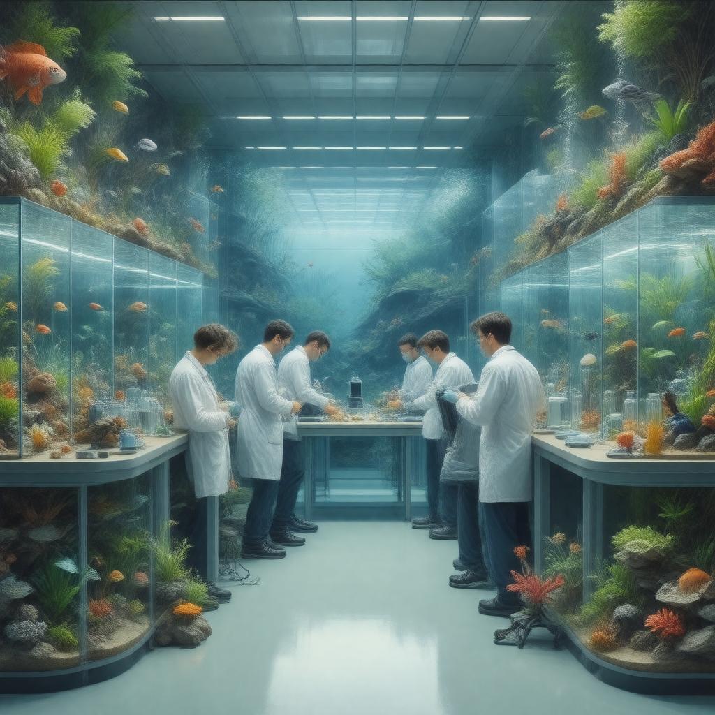 AI-created image of Fish and Invertebrate Ecology Lab