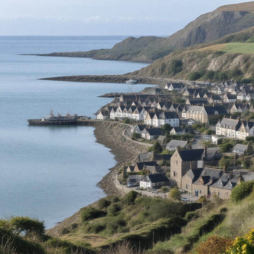 AI-created image of Fishguard