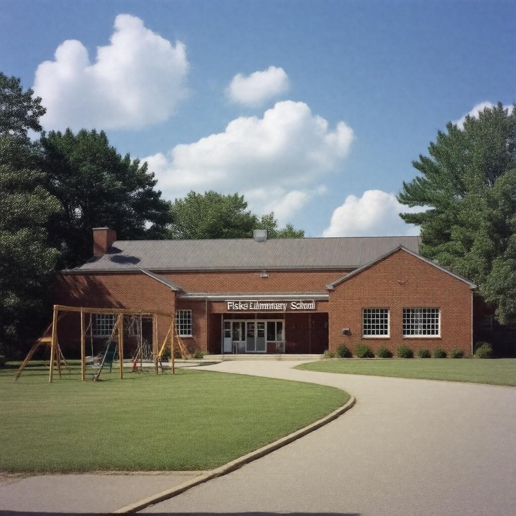 AI-created image of Fiske Elementary School