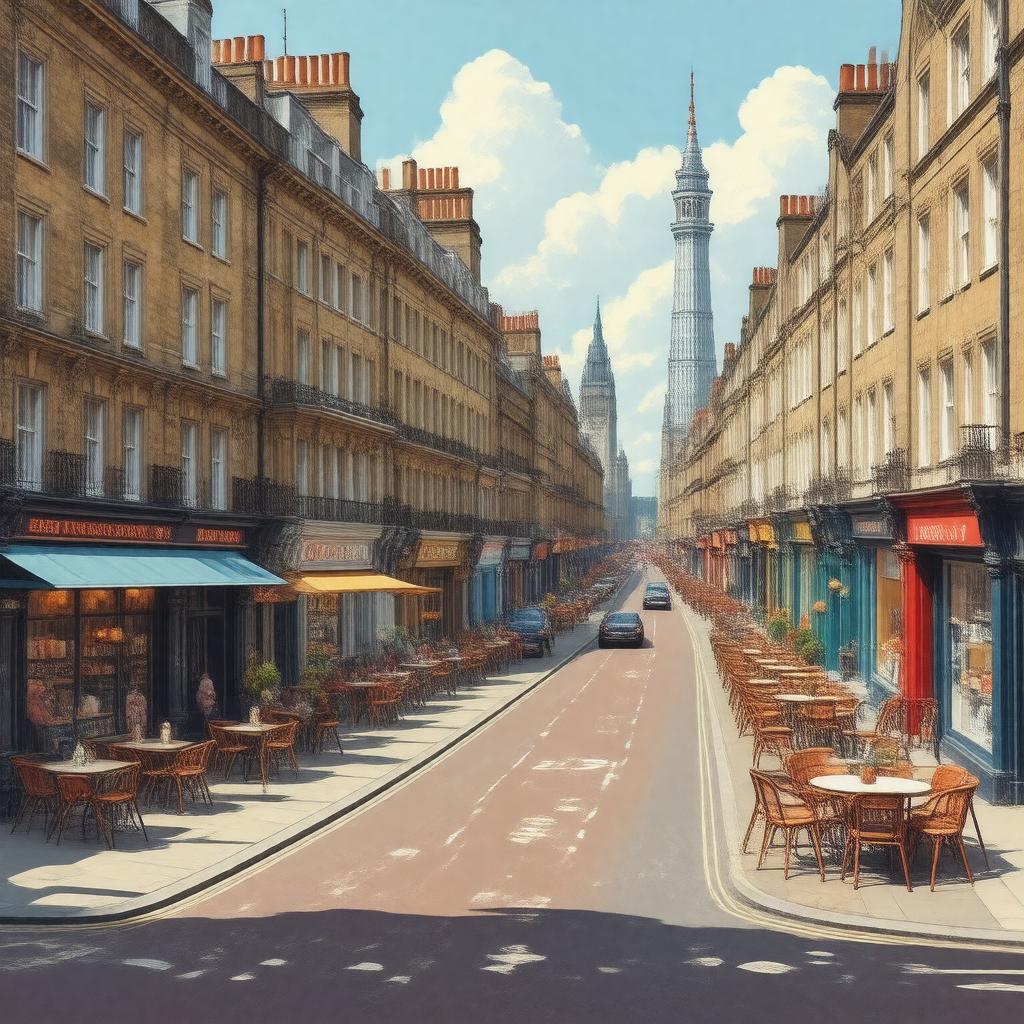 AI-created image of Fitzrovia