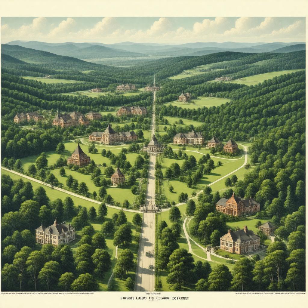 Click to view larger image AI-created image of Five Colleges