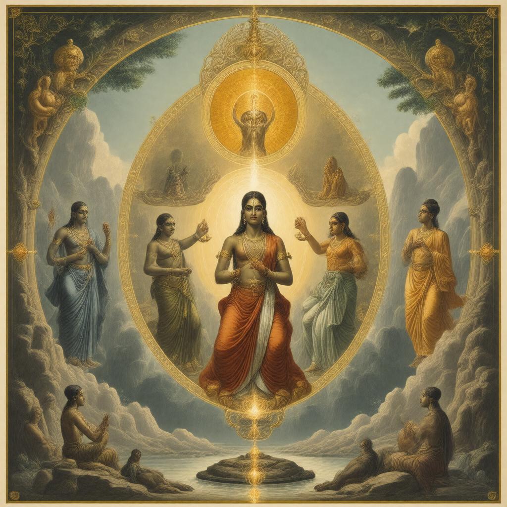 AI-created image of Five Great Vows