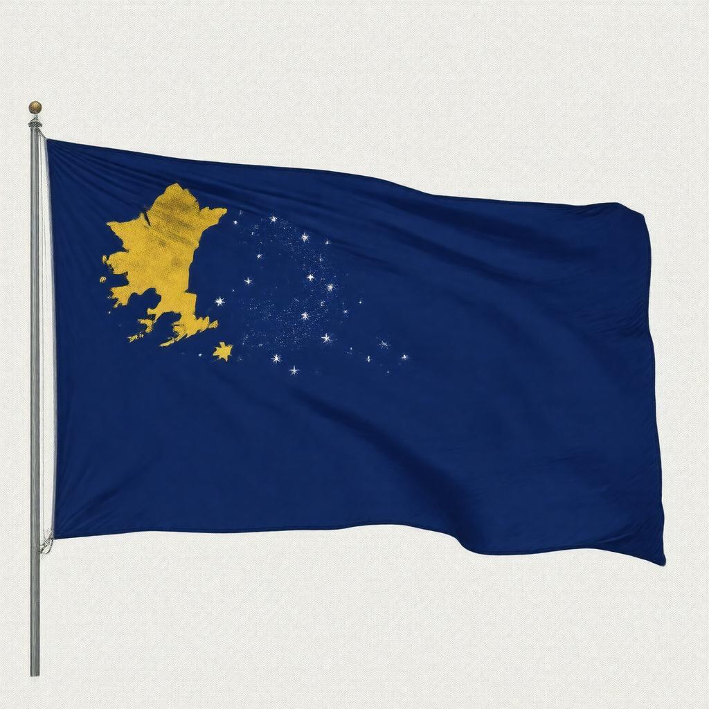 Click to view larger image AI-created image of Flag of Alaska