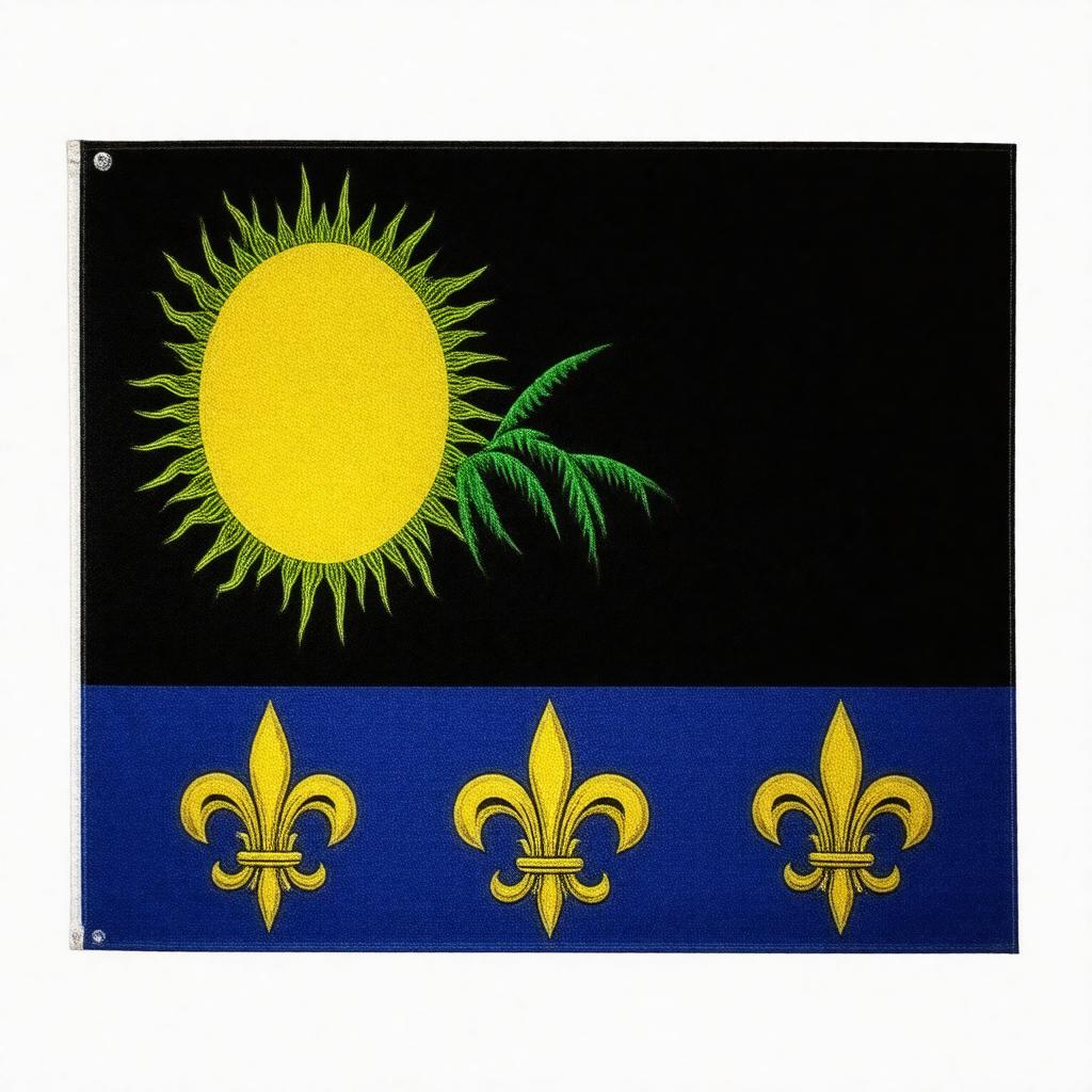 AI-created image of Flag of Guadeloupe