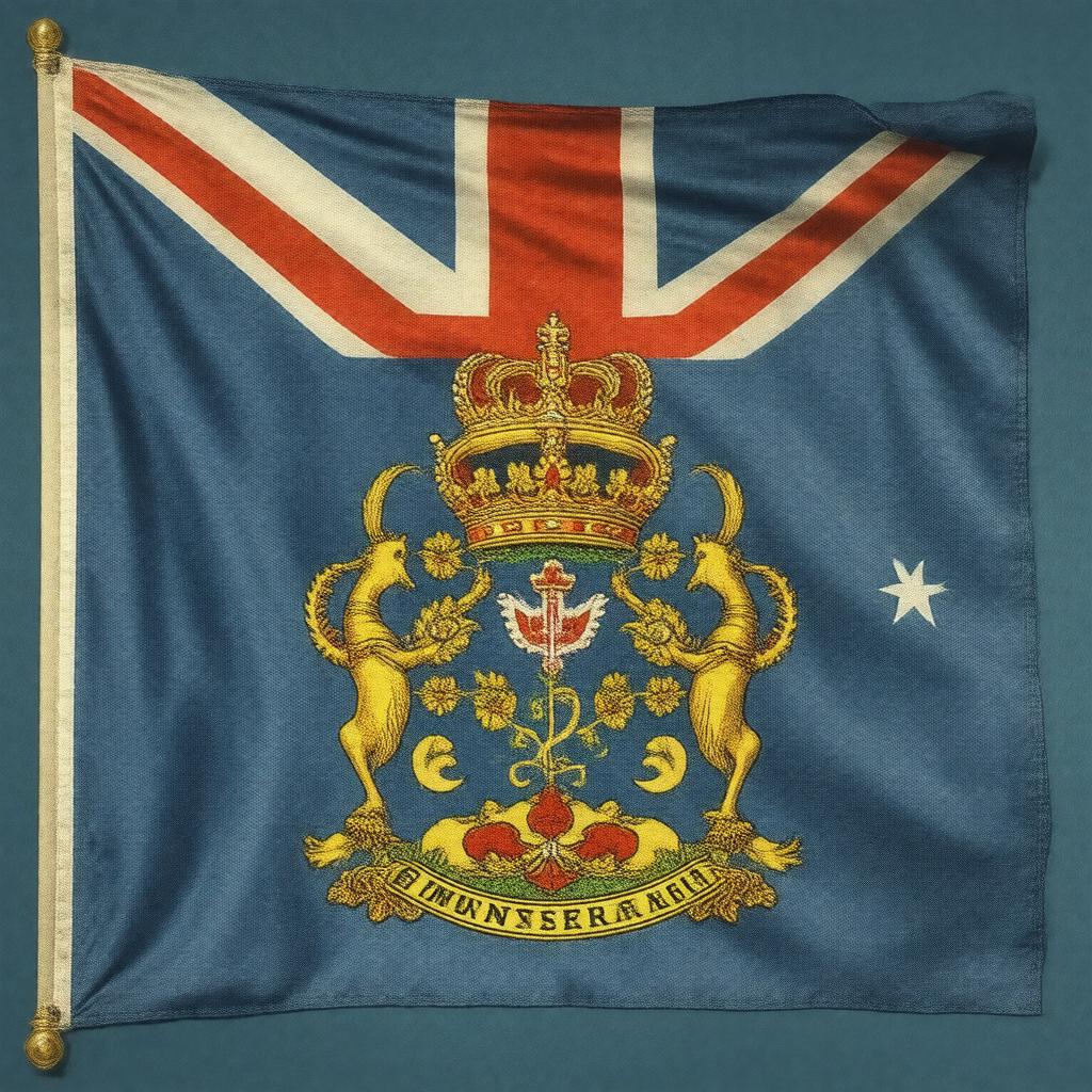 Click to view larger image AI-created image of Flag of Montserrat
